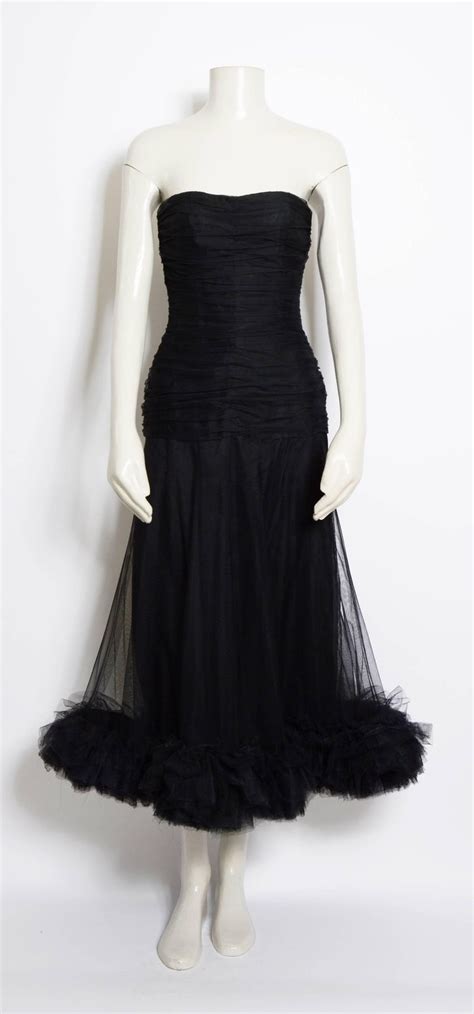 dior black tulle dress|Dior gowns for women.